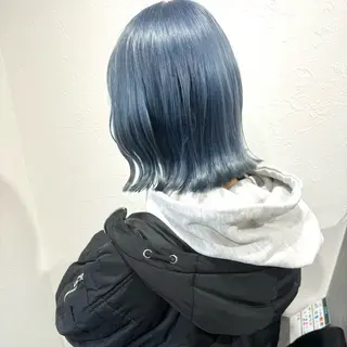 ミディアム カラー shiho .のヘアスタイル