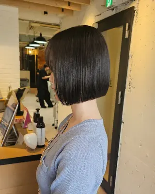 ショート Ayu🐾縮毛矯正/ ブリーチ無しカラーのヘアスタイル