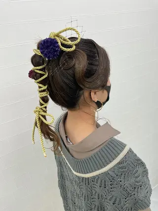 ロング ヘアアレンジ 田島 仁美のヘアスタイル
