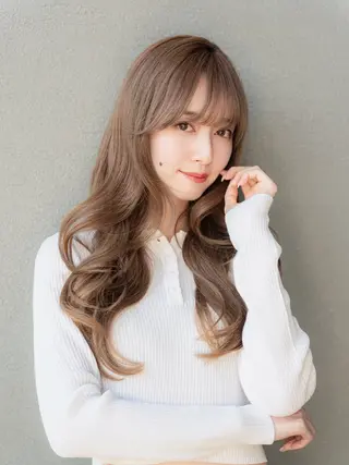 ロング 髪質改善カラー｜ レイヤー｜小寺 葵のヘアスタイル