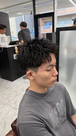 ショート パーマ メンズ メンズ専門 Ryukiのヘアスタイル