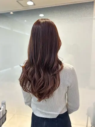 ロング カラー 似合わせカラー/艶 髪質改善/ヨシザキのヘアスタイル