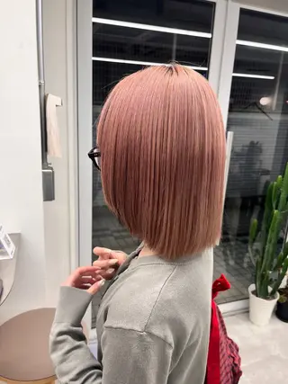 ショート カラー マミ🌱 ボブ/津田沼のヘアスタイル