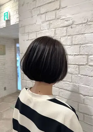 ミディアム カラー 堀江美容室 千晶のヘアスタイル