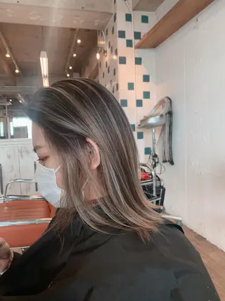 カラー 石井辰功也 フリーランス美容師のヘアスタイル