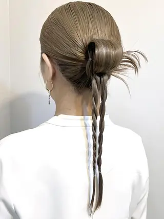 ヘアアレンジ 🤍ヘアセット.ヘア アレンジ湯山詩織🤍のヘアスタイル