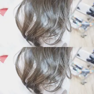 ミディアム カラー 🟦髪質改善6年 💊YAMAMOTOのヘアスタイル