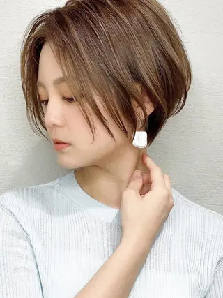 ショート カラー 銀座/美髪縮毛矯正 /髪質改善/山本翔華のヘアスタイル