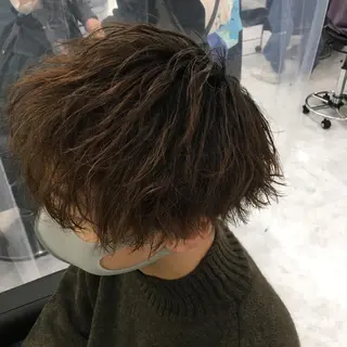 ショート パーマ ヘアアレンジ メンズ 🔥メンズ特化🔥 木村 祐太のヘアスタイル