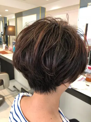ショート パーマ 井口 真人のヘアスタイル