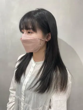 セミロング ❤︎︎韓国ヘア❤︎︎ 𝑺𝒉𝒊𝒉𝒐のヘアスタイル