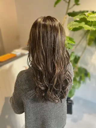 ロング カラー 💎韓国カラー Giness坂下巧のヘアスタイル