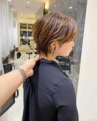 ショート カラー le. pidorgeのヘアスタイル