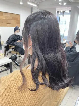 ロング カラー 槙川 郁弥のヘアスタイル