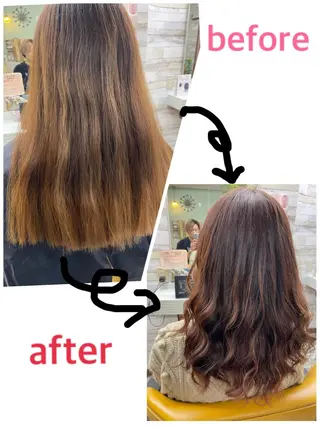 ロング カラー 大坪 拓斗のヘアスタイル