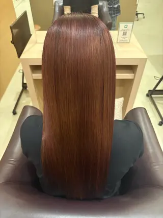 ロング カラー 寺岡 美結希のヘアスタイル