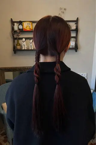 ロング 甲斐 真桜のヘアスタイル