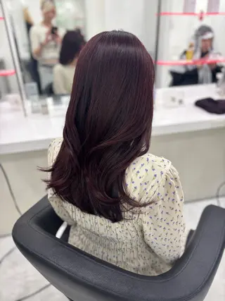 カラー 🎀ツヤ髪✖︎ 暖色🎀RYUKAのヘアスタイル
