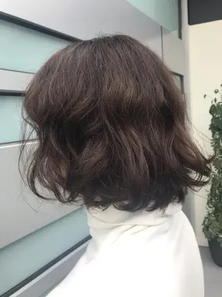 ミディアム カラー パーマ 🌷小野田 睦🌷のヘアスタイル