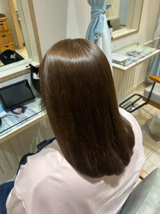 ミディアム カラー 縮毛矯正モデル募集中 ℳ𝓸ℳ𝓸のヘアスタイル