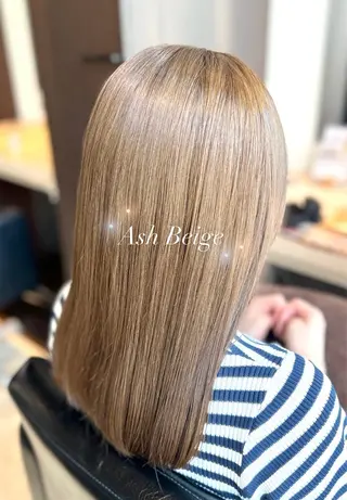 セミロング カラー ⭐️似合わせアップ ⭐️並木奏絵のヘアスタイル