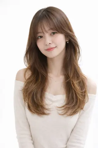 ロング 阿部 祥大のヘアスタイル