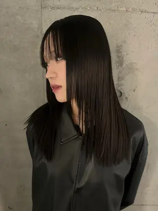 ロング カラー 韓国ボブ/ハッシュ カットKIRAのヘアスタイル