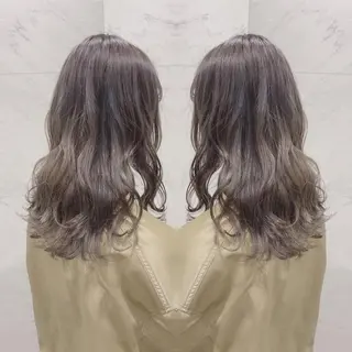 セミロング カラー 重政 和樹のヘアスタイル