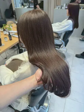 ロング カラー あかり/ 艶カラー/メンズのヘアスタイル