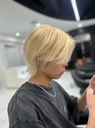 カラー メンズ 渋谷人気1位✨カラー 縮毛、髪質改善のヘアスタイル