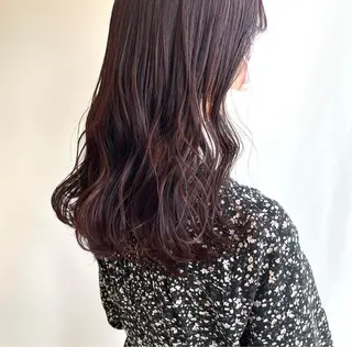 ロング カラー 山口 莉奈のヘアスタイル
