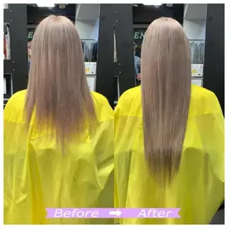 カラー ロング ヘアアレンジ 韓国カラー/エクステ carryのヘアスタイル