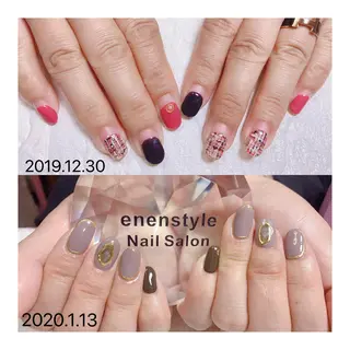 ショート ネイル 👑enen style👑のネイルデザイン