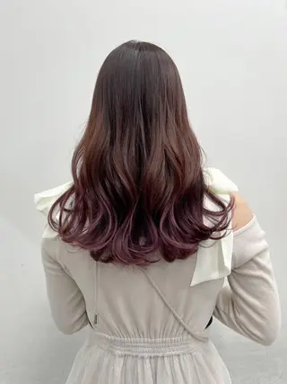ロング カラー 【公式】amble luxe池袋東口🩷のヘアスタイル