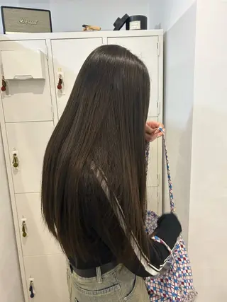 ロング カラー ボブ/レイヤー ナカミネアキナのヘアスタイル