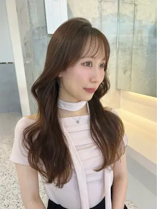 ロング 博多ベージュ 🐻松井傑のヘアスタイル