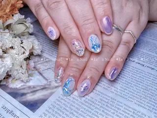 ミディアム カラー ネイル Le’a NailSalonのネイルデザイン