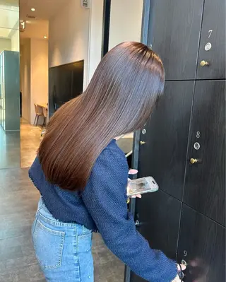 セミロング カラー パーマ ヘアアレンジ キッズ stylist 🌸 kana.のヘアスタイル