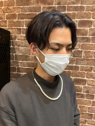 ショート カラー パーマ ヘアアレンジ メンズ キッズ ネイル マツエク・マツパ アイブロウ 久木原 ゆりのヘアスタイル
