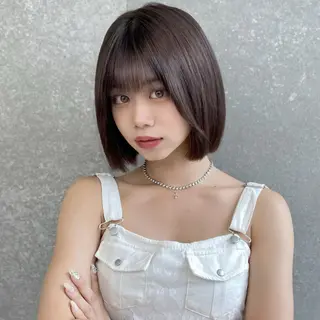 ショート 縮毛矯正・似合わせ タナカ レイヤのヘアスタイル