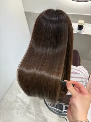 セミロング 銀座No.1髪質改善 縮毛矯正/本木のヘアスタイル