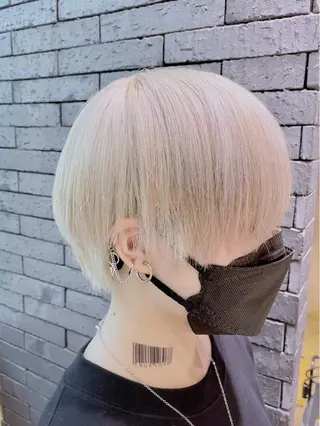ミディアム カラー ☁️ケアブリーチ￤ ウルフ￤Shioriのヘアスタイル
