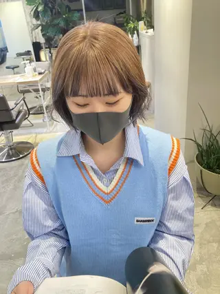 ショート カラー 宮城 星のヘアスタイル