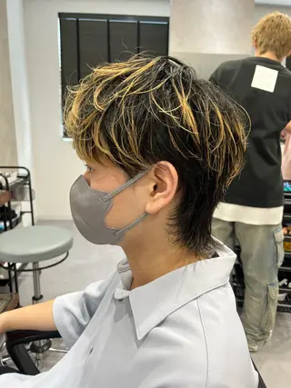 ミディアム メンズ 髙栁 航太の眉毛・アイブロウイメージ