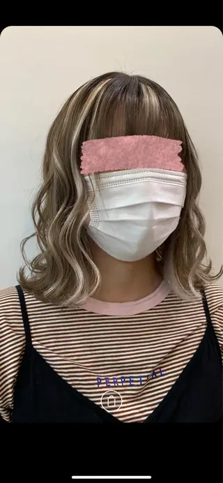 ミディアム カラー パーマ ヘアアレンジ メンズ キッズ ネイル マツエク・マツパ アイブロウ 🤍韓国風レイヤー/ 艶髪🤍鳥越美羽のヘアスタイル