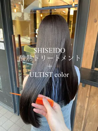 ロング カラー 川上拓真 ✂︎学芸大学のヘアスタイル