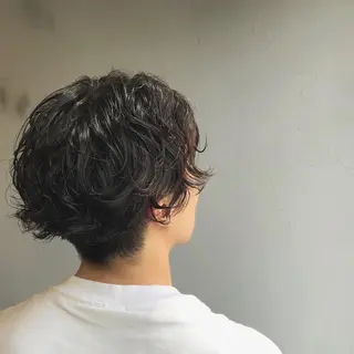 ミディアム メンズ 山口 浩之のヘアスタイル