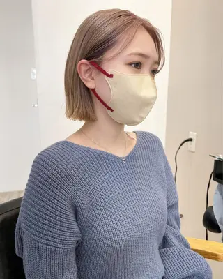 ショート カラー テトネ タカシのヘアスタイル