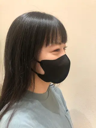 ロング メンズパーマ、カラー 大募集村上莉奈のヘアスタイル