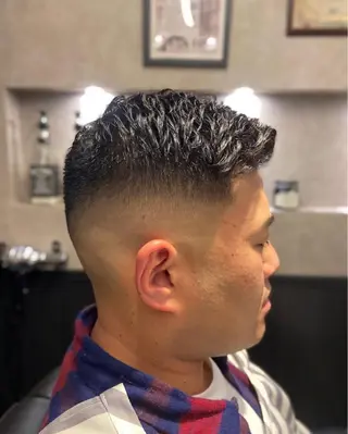 ショート メンズ HIRO GINZA 銀座一丁目店のヘアスタイル